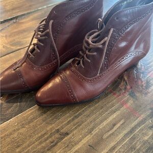 Vintage Brazilian leather boots